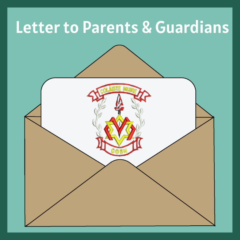 Back to school letter to parents
