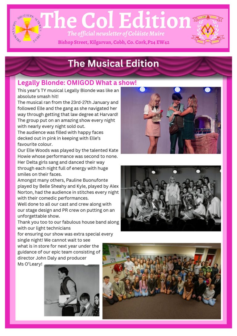 Col Edition Issue 3: The Musical Edition March 2024